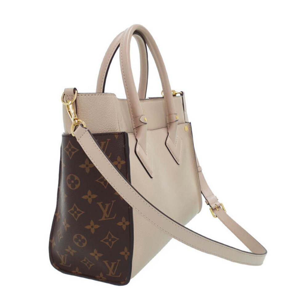 Louis Vuitton Brown Bag Side My Monogram On Leather